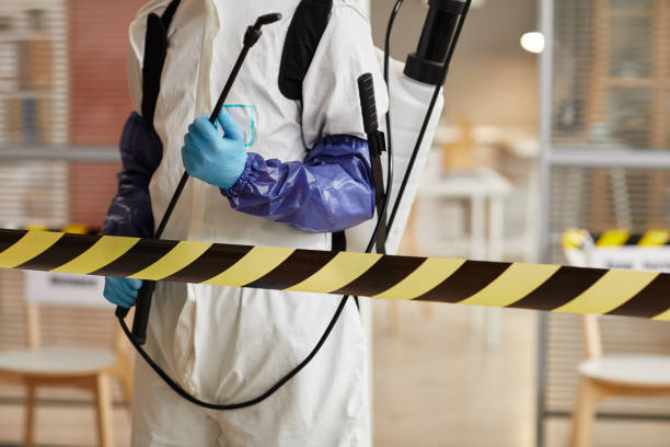 Professional Biohazard technician working in Denton, NC